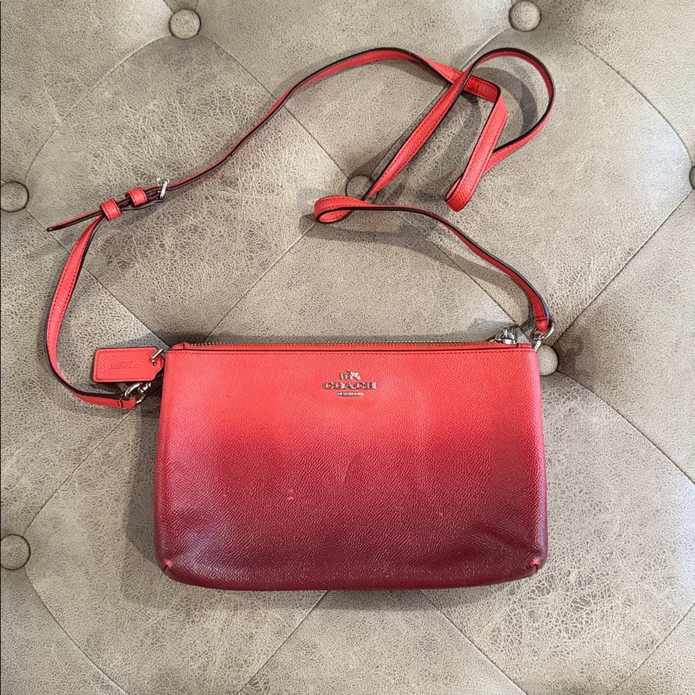 Coach Pink Ombré Crossbody Bag